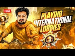 [Full Screen] Playing International Lobbies | 1v4 Clutches in Global Lobbies | BGMI Lag Issue!