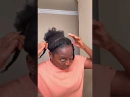 5 Minutes Natural Hairstyle