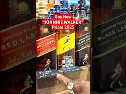 Goa New Johnnie Walker Prices - 2025 #whisky #goa #alcoholpricesingoa