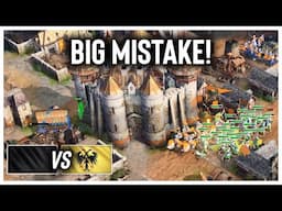 His mistake was playing DEFENSE! Age of Empires IV