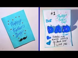 Last Minute Father's Day Card | Happy Father Day Card | Fathers Day Card 2025 / Pop-up card for Dad