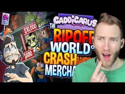 THAT IS SO RARE! Reacting to "The Ripoff World of Crash Bandicoot Merchandise" by Caddicarus