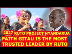 😭😭FAITH GITAU WOMAN REP NYANDARUA BECOME THE LEADER OF RUTO WOMEN SQUAD READY TO FIGHT WAMUNYORO MAN