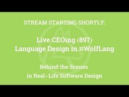 Live CEOing Ep 897: Design Review of Tabular Aesthetics continued