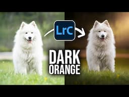Create This DARK ORANGE STYLE using ONLY LIGHTROOM!