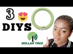 Dollar Tree DIYS using foam wreath ring