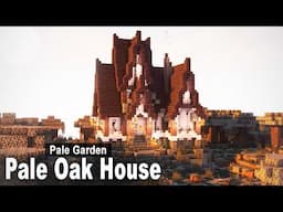 Minecraft: How to build a Pale Oak House | Easy Tutorial