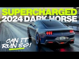 Can our Whipple Supercharged 2024 Mustang Dark Horse run 8s?!