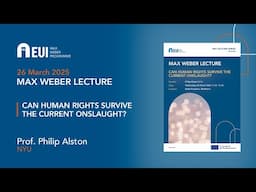 MWP Lecture with Prof. Philp Alston, 26 March 2025