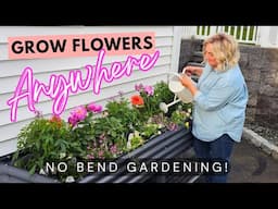 Grow Flowers & Veggies Anywhere with Container Gardening. Vego Elevated Garden Bed.
