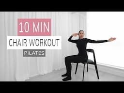 CHAIR PILATES WORKOUT | mixed ability | no talking