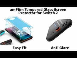 amFilm Nintendo Switch 2 Matte Screen Protector