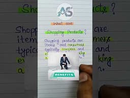 Shopping Products | #shorts | #principlesofmarketing