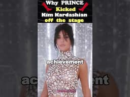 The Reason Why PRINCE Kicked Kim Kardashian Off The Stage #shorts #shortsfeed #shortsviral