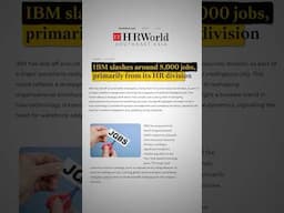 IBM Laid Off 8000 Employees !!!! #shorts
