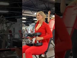 Dumbbell Shoulder, Chest & Triceps Workout 🍓🍒♥️