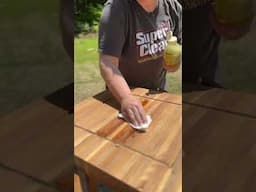 How I Fixed My Stained Table Fast! Refinished Wood Furniture