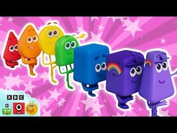 🎶 A Rainbow of Super Sing-Alongs 🌈 | Colours and Songs for Kids | @colourblocks