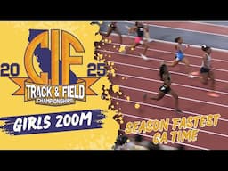 2025 TF - CIF State Meet - Girls 200M Championship