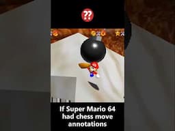 If Super Mario 64 had chess move annotations