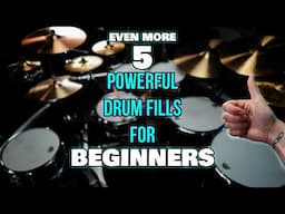 5 More Powerful Drum Fills For Beginners | Easy Beginner Drum Fills - That Swedish Drummer