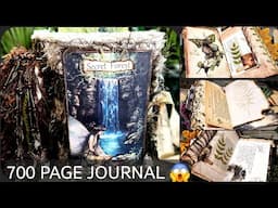 Secret Forest Junk Journal Flip Through Over 700 Pages Total! Fairies Dragons Magical Forest