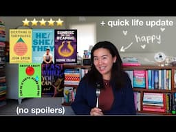 what i read this winter (5 stars, nonfiction recommendations) + life update 🌨️