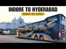 Indore To Hyderabad in Luxurious Volvo Sleeper Bus