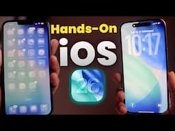 iOS 26 - First Look Quick Hands-On and New Features Explained