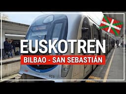 ✅ train trip 🚆 BILBAO to SAN SEBASTIÁN on the EUSKOTREN #212