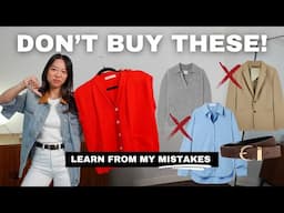 Clothes You’ll ALWAYS Regret Buying (What I’m Decluttering)
