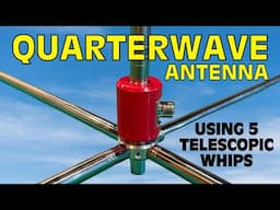 Building a Quarterwave Groundplane Antenna with Telescopic Whips
