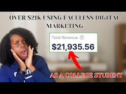 HOW TO START MAKING MONEY USING FACELESS DIGITAL MARKETING SELLING DIGITAL PRODUCTS| I MADE $23K