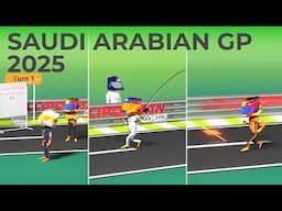 Saudi Arabian GP 2025 | Highlights | Comedy on F1 racing