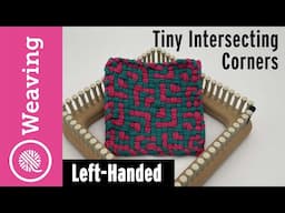 Tiny Intersecting Corners Potholder | LEFT HANDED