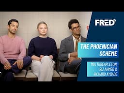 Interview: Mia Threapleton, Riz Ahmed & Richard Ayoade - THE PHOENICIAN SCHEME