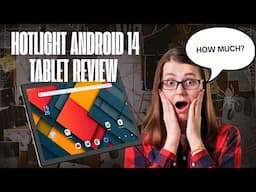HotLight Android 14 Tablet Review | 10” IPS, 8GB RAM, 1TB Expandable, WiFi 6, Face ID!