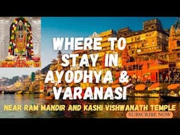 Where To Stay In Ayodhya & Varanasi | Shri Ram Hotel in Ayodhya | Hotel Pearl Courtyard in Banaras