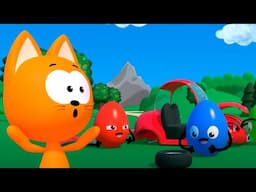 Indoor Playground! Cartoons, and Family PlayToys compilation!