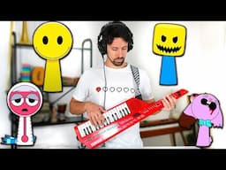 Sprunki OCs all Phases vs REAL Instruments