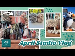 🦭🐧 STUDIO VLOG #51 // In search of puffins, trip to The Threshing Barn, a Kelpie, a chicken & more!!