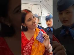 Air Hostess দের Reaction ছাপা শাড়িতে আমায় দেখে😱😃😃 #riyabhattacharyya09