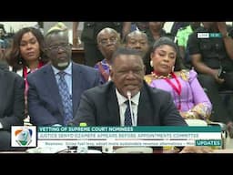 Why Justice Dzamefe Says Judges Should Ideally Retire at 70 - Vetting | Channel One News