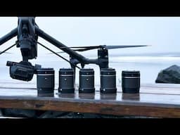 DJI Inspire 3 Lens Comparison. 18mm 24mm 35mm 50mm 75mm