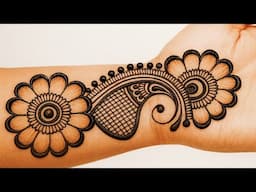 Very Easy Simple Front hand Mehndi design |Arabic mehndi designs | Mehandi design |Mehandi | Mehendi