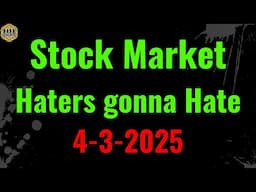 Stock Market trade ideas and Locking up big profits. 4-3-25