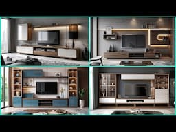 Modern TV Cabinet Designs 2025 | Stylish Wall Units & Smart Storage Ideas for Living Rooms