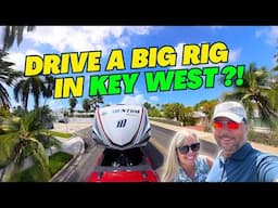 2 Places to Ignore GPS! Carefully Navigating Miami and Key West in our Giant RV!