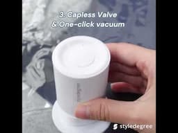 ClearVacuum™ Vacuum Storage Bags For Travel & Clothes #vacuumpacking #travelhacks #travelpacking