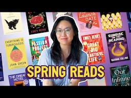 14 books i read in spring 🌸 sunrise on the reaping, great big beautiful life, our infinite fates